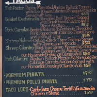 Dos Batos menu