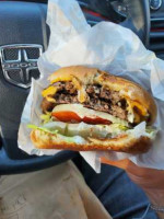 Quarter Pound Giant Burger food