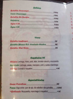 Río Rosso San Juan Del Puerto menu