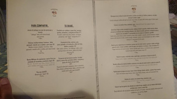 Aubergine Ibiza menu