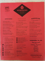 Verdura menu