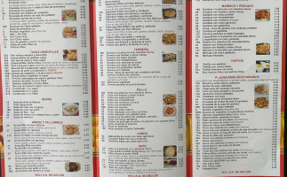 Xinès Shanghai Ribes menu
