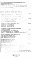 Restaurant Sa Barca menu