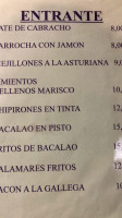 El Pumarin menu