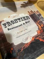 New Frontier Restaurant & Bar menu