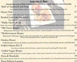 Rocky River Grille menu