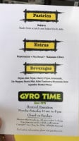 Gyro Time Charleston menu