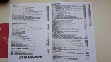 Cafeteria La Biznaga menu