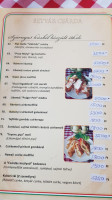 Betyar Csarda menu