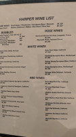 Harper Eatery Pub menu