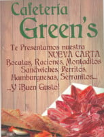 Cafetería Green's food