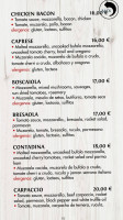 Gitano Ibiza menu