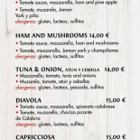 Gitano Ibiza Cardápio