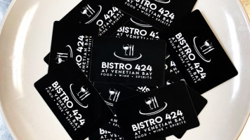 Bistro 424 menu