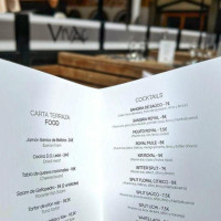 Vivac Sierra Nevada menu