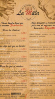 La Chelinda menu