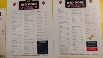 Red Dogs Sandwiches menu