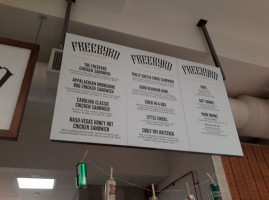 Freebyrd Chicken Philadelphia menu