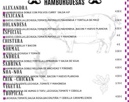 Hamburguesería Alexandra menu