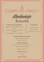 Cervecería Lancelöt menu
