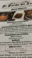 El Meson Del Zorro menu