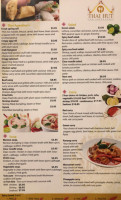 Thai Hut menu