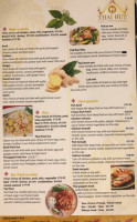 Thai Hut menu