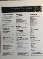 Gueelcom menu