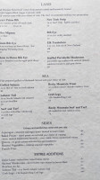 Wooden Nickel menu