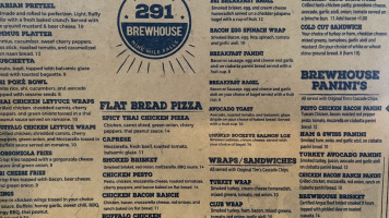 291 Brewhouse menu