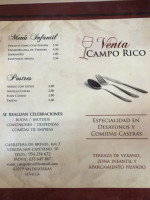 Venta Campo Rico food