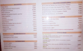 El Colvillo menu