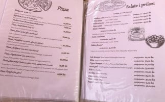 Pizzeria Riva menu