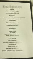 Casa Azcona menu