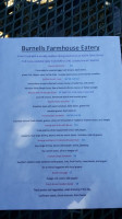 Burnell's menu