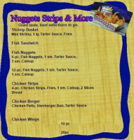 Fred's Fish Fry menu