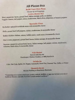 Bootlegger's Grille menu