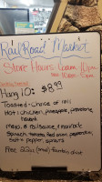 Railroad Street Market Deli menu