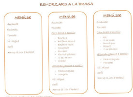 La Rampa menu