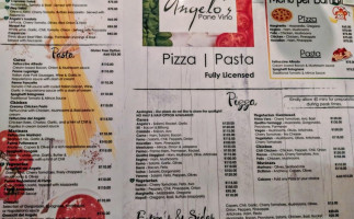 Angelo's Pane Vino. menu