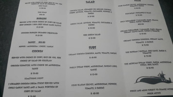 The Submarine menu