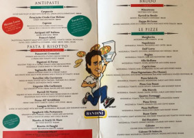 Franco's Pizzeria Trattoria menu