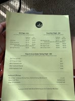 Alit Wines menu