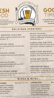 Mountaintop Pub Eatery menu