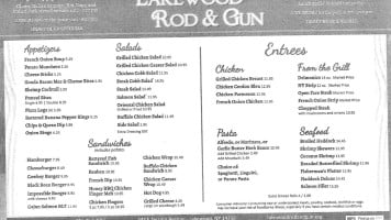 Lakewood Rod Gun Club menu
