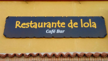 Restaurante De Lola Café Bar food