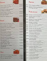 Aux Délices Du Wok menu