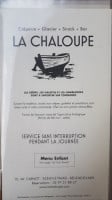 Creperie La Chaloupe menu