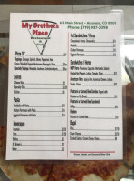 My Brothers Place menu