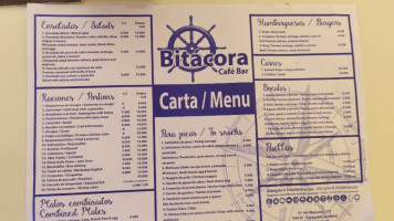 Bitacora Cafe menu